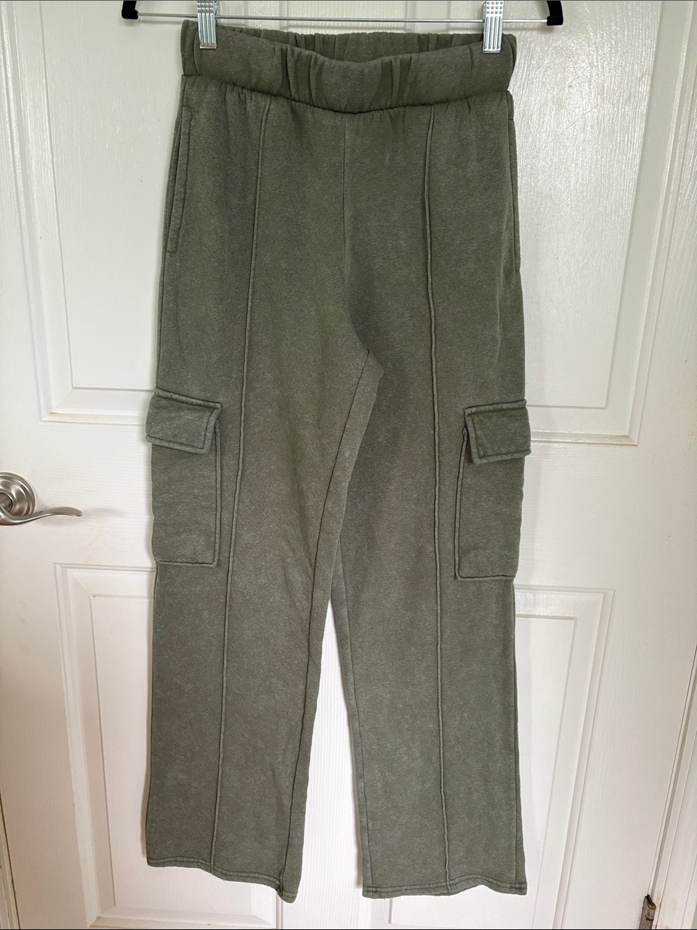 Pink Republic Olive Green Cargo Joggers